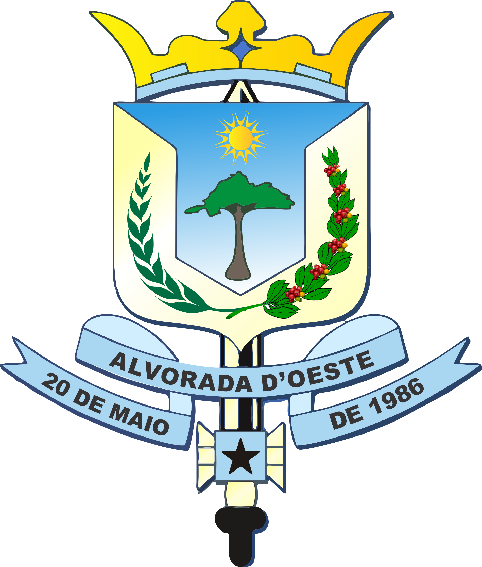 Brasão Instituto de Previdência Social dos Servidores Públicos Municipais de ALVORADA D'OESTE - RO